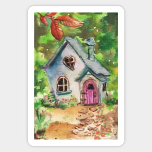 Fairy Cottage (first in a series) Sticker